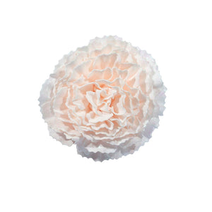 Carnation Flower Ornament with Glitter - ironyhome