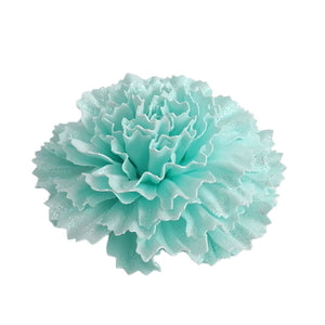 Carnation Flower Ornament with Glitter