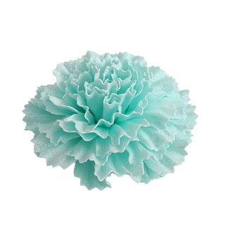 Carnation Flower Ornament with Glitter - ironyhome