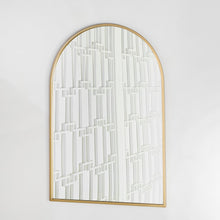 Castile Gold-Framed Arched Mirror - ironyhome