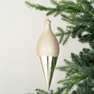 Champagne Finial with Glitter