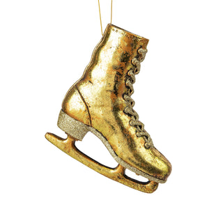 Champagne Ice Skate Ornament - Set of 4 - ironyhome