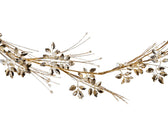 Champagne Leaf and Beads Garland - Set of 4 - ironyhome