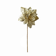Champagne/Platinum Holly Flower Pick - Set of 6 - ironyhome