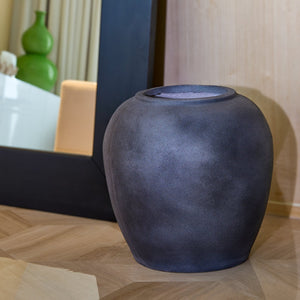 Charcoal Arched Pot - ironyhome