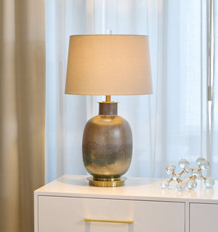 Charlotte Glass Table Lamp - ironyhome