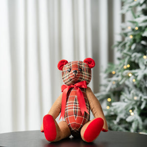 Checkered Teddy Bear Table Tops - 3 Styles