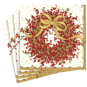 Christmas Dinner Paper Linen Napkins