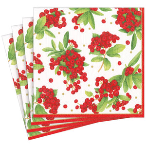 Christmas Dinner Paper Linen Napkins