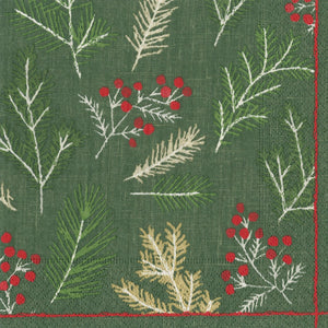 Christmas Dinner Paper Linen Napkins