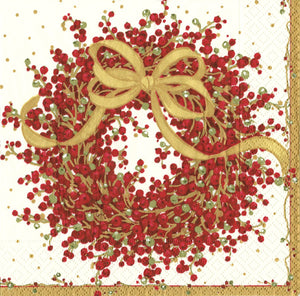 Christmas Luncheon Paper Linen Napkins