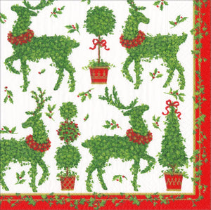 Christmas Luncheon Paper Linen Napkins