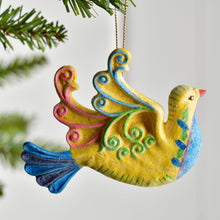 Christmas Rainbow Bird Ornament - ironyhome
