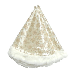 Christmas Tree Skirt with Fur Trim - ironyhome