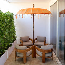 Citrine Parasol with Gold Detailing - ironyhome