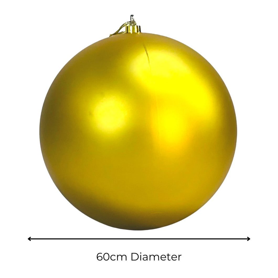 Classic Matte Gold Ball Ornament Packaging - ironyhome