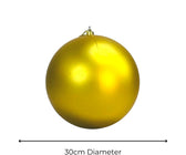 Classic Matte Gold Ball Ornament Packaging - ironyhome