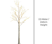 Classic White LED Birch Tree Table Top - ironyhome