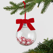 Clear Ball Ornament with Candies Inside - Set of 6 - ironyhome