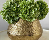 CONTEMPORARY TEXTURED DECORATIVE GOLD VASE - ironyhome