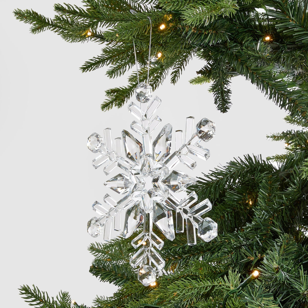 Crystal Clear Snowflake Ornament