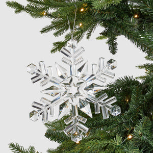 Crystal Clear Snowflake Ornament