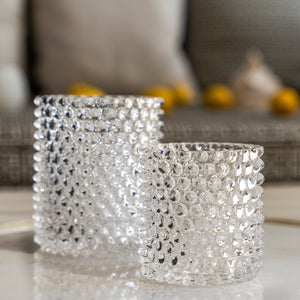 Crystal Hand-blown Candle Holder