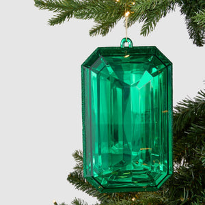 Crystal Rectangular Jewel Ornament - Set of 6 - ironyhome