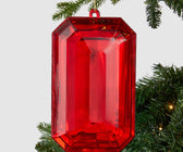Crystal Rectangular Jewel Ornament - Set of 6 - ironyhome