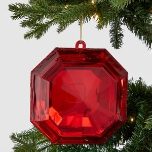 Crystal Square Jewel Ornament - Set of 6 - ironyhome