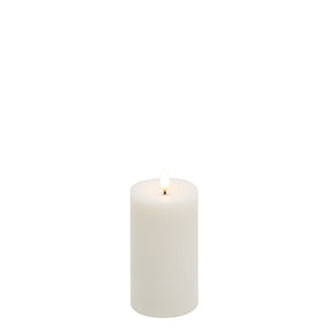 Eledea Medium Pillar Candle Off White