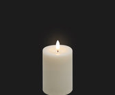 Eledea Small Pillar Candle Off White - ironyhome