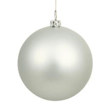 Enamel Silver Festive Ball - Set of 6 - ironyhome