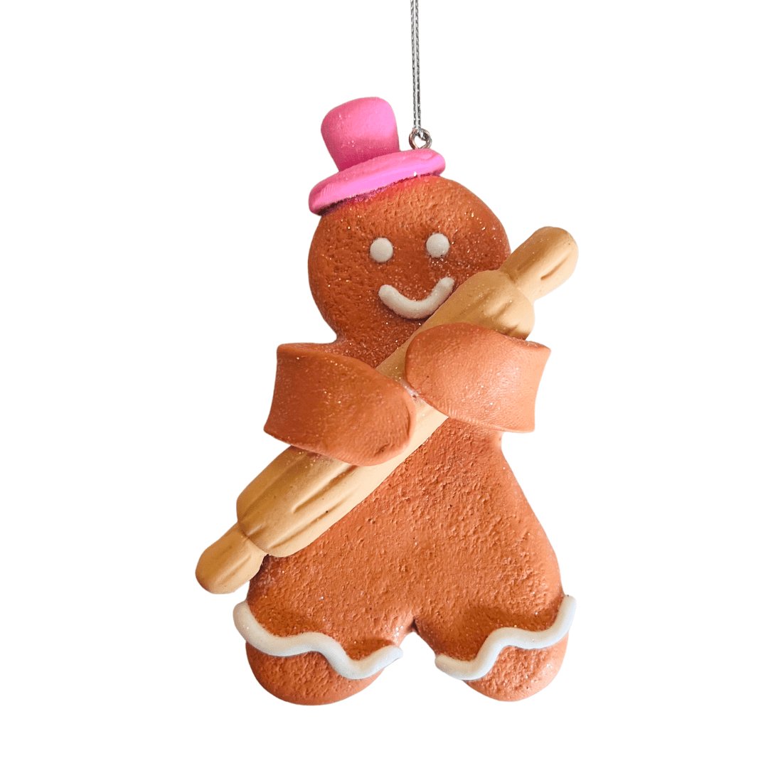 Festive Gingerbread Chef Ornament