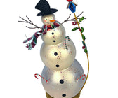 Festive Snowy Snowman Table Top - ironyhome