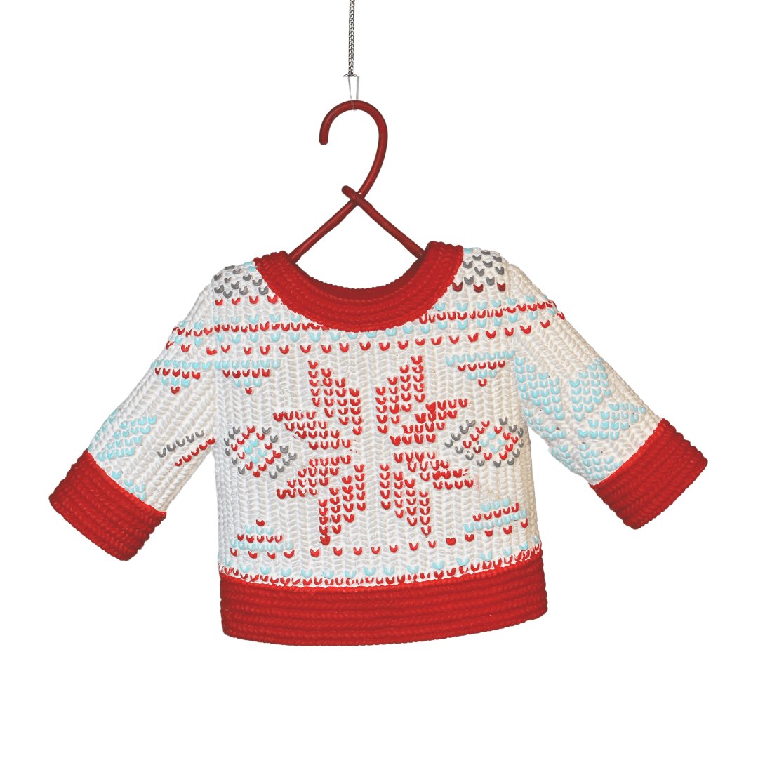 Festive Sweater Resin Ornament