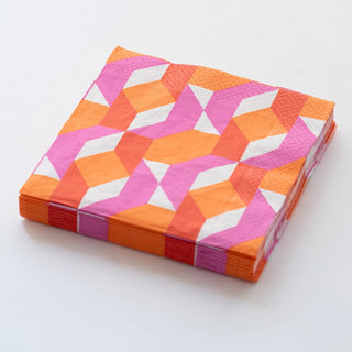 Fuschia Dream Luncheon Paper Napkins - ironyhome