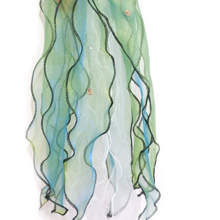 Gilda Flying Angel Ornament - Teal Green - ironyhome