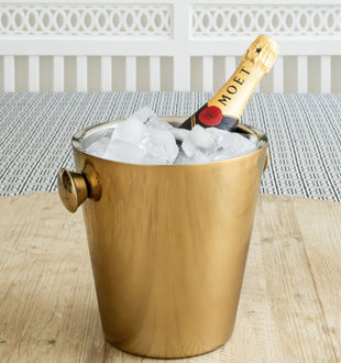 Gilded Gold Matte Champagne Bucket - ironyhome