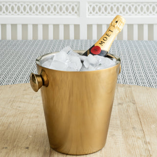 Gilded Gold Matte Champagne Bucket - ironyhome