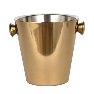 Gilded Gold Matte Champagne Bucket - ironyhome