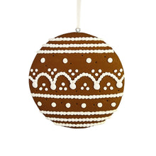 Ginger Cookie Ornament (festive pattern) - Set of 6 - ironyhome