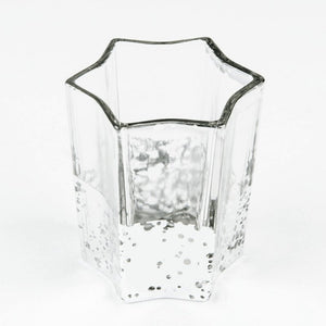 Glass Candle Holder Clear