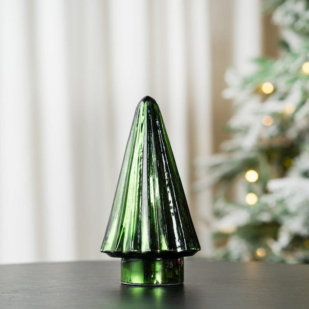 Glass Christmas Tree Table Tops - 3 Styles - ironyhome