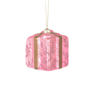 Glass Gift Box Ornament - Set of 6 - ironyhome