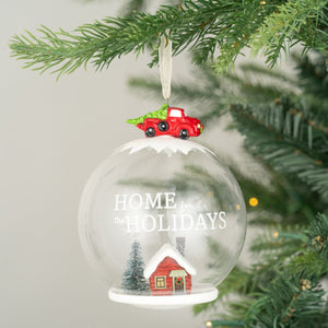 Glass Globe Ball Ornament