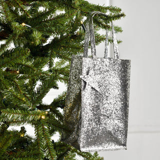 Glitter Christmas Wine Bag Ornament - ironyhome