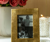 Gold Lacquer 10 x 15 cm Picture Frame - ironyhome