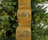 Gold Sequin Christmas Ribbon - ironyhome