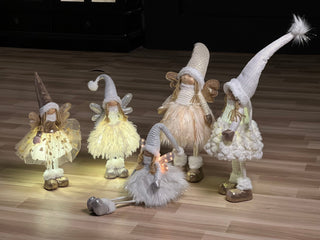 Gold Standing Fairy Table Top with LED Lights - ironyhome